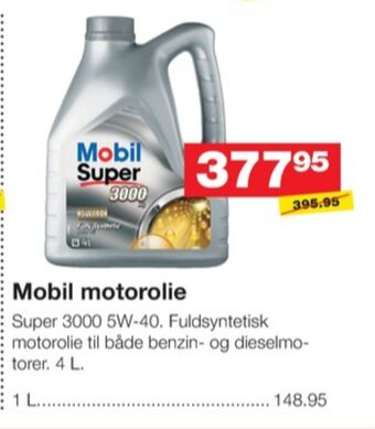Bauhaus Mobil motorolie tilbud