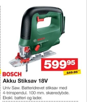Bauhaus Grøn stiksav tilbud