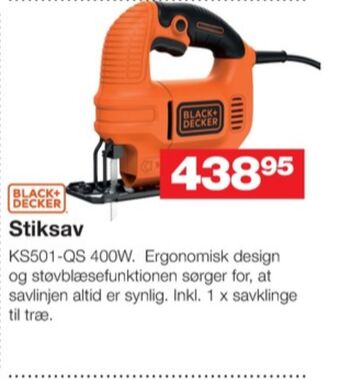 Bauhaus Black&decker stiksav tilbud
