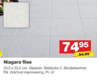 Bauhaus Ukendt gulvflise tilbud