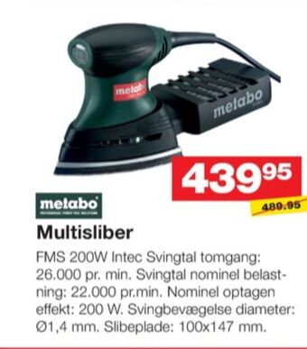 Bauhaus Metabo multisliber tilbud