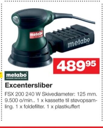 Bauhaus Metabo excentersliber tilbud