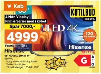 Power Hisense tv tilbud