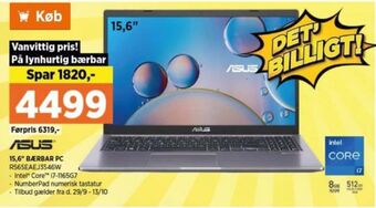 Power Asus bærbar pc tilbud