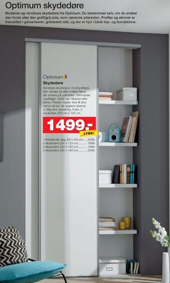 Bauhaus Optimum skydedøre tilbud