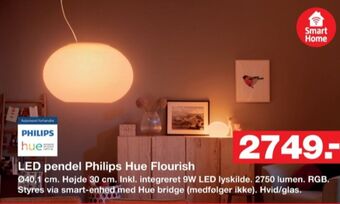 Bauhaus Hue pendel tilbud