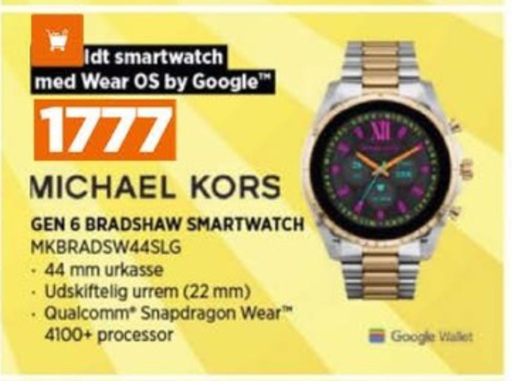 Michael kors smartwatch tilbud hos Power