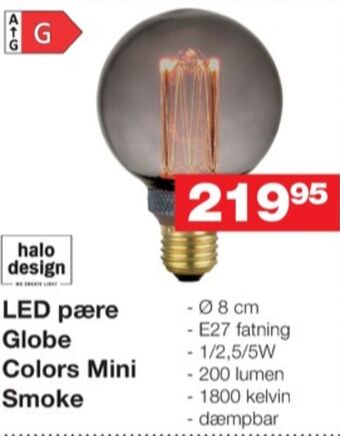 Bauhaus Nordlux led pære tilbud