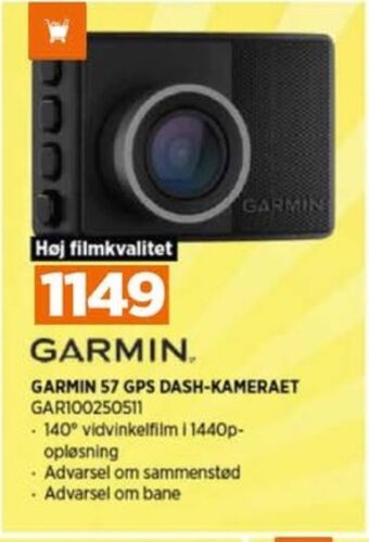 Power Garmin bilkamera tilbud