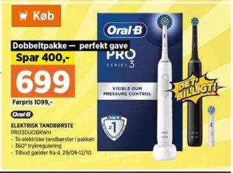 Power Braun oral-b eltandbørste tilbud