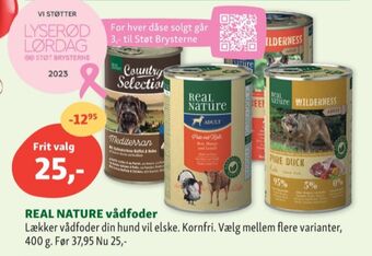 Maxi Zoo Real nature hundefoder tilbud