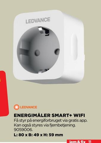 jem & fix Energimåler smart+ wifi tilbud