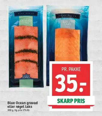 SPAR Blue Ocean Gravad Eller Røget Laks 200g tilbud