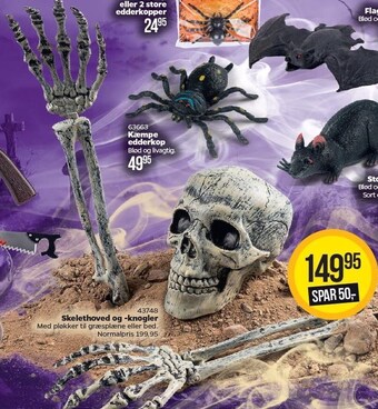MID Hobby Skelethoved og -knogler tilbud