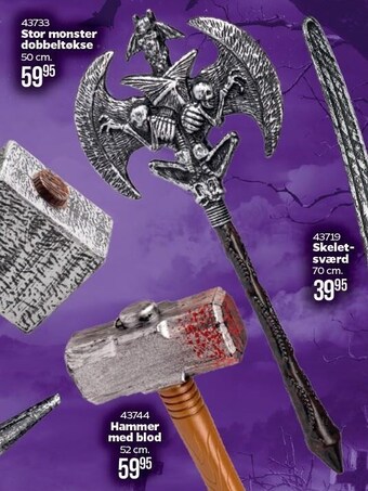 Stor monster dobbeltøkse