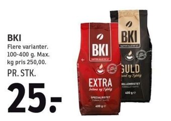 SPAR BKI tilbud
