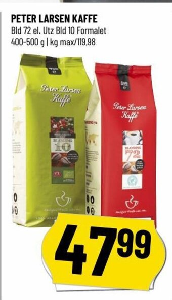 Løvbjerg PETER LARSEN KAFFE Bld 72 el. Utz Bld 10 Formalet tilbud