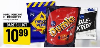Løvbjerg DUMLE, SKOLEKRIDT EL. TYRKISK PEBER tilbud