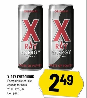 Løvbjerg X-RAY ENERGIDRIK tilbud