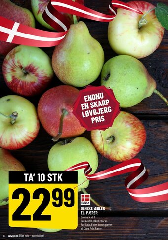 DANSKE ÆBLER EL. PÆRER