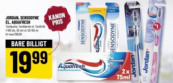 Løvbjerg JORDAN, SENSODYNE EL. AQUAFRESH tilbud