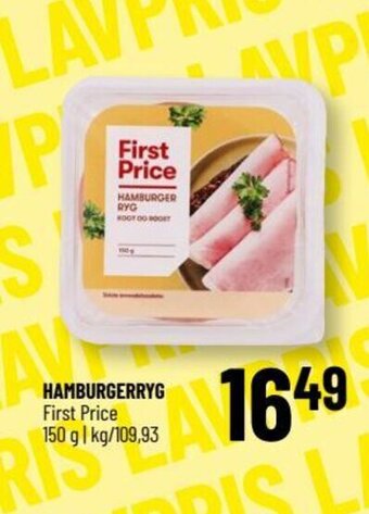 Løvbjerg HAMBURGERRYG First Price tilbud