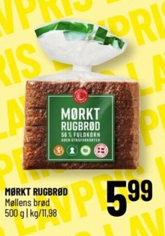 Løvbjerg MØRKT RUGBRØD tilbud