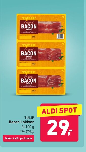 TULIP Bacon i skiver