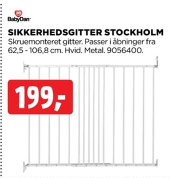 jem & fix Babydan sikkerhedsgitter tilbud