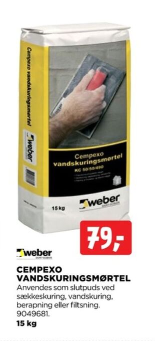 jem & fix Weber mørtel tilbud