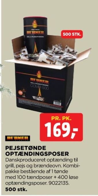 jem & fix Burner tændposer tilbud