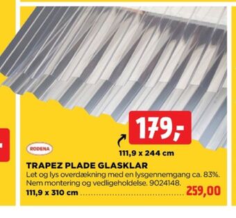 jem & fix Rodena trapezplader tilbud