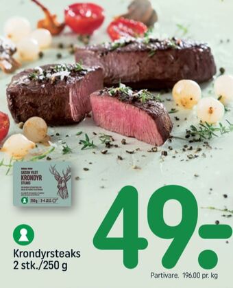 REMA 1000 Rema 1000 krondyrsteak tilbud