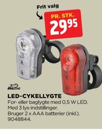 jem & fix Bikezone cykellygtesæt tilbud