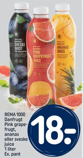 REMA 1000 Rema 1000 sveskejuice tilbud