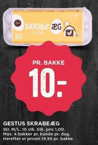 MENY Gestus Skrabeæg tilbud