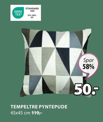 JYSK TEMPELTRE PYNTEPUDE tilbud