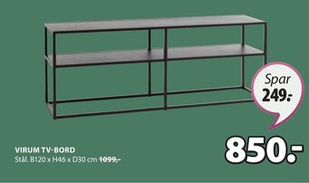 JYSK VIRUM TV-BORD tilbud