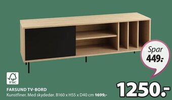 JYSK FARSUND TV-BORD tilbud