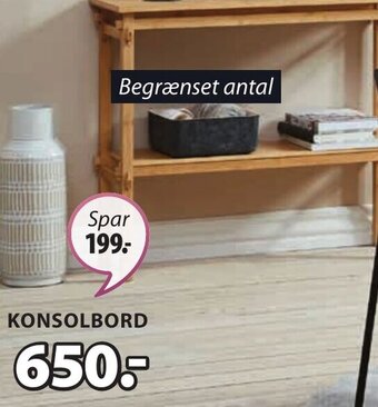 JYSK FELSTED KONSOLBORD tilbud