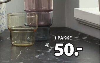JYSK GERVIG DRIKKEGLAS tilbud