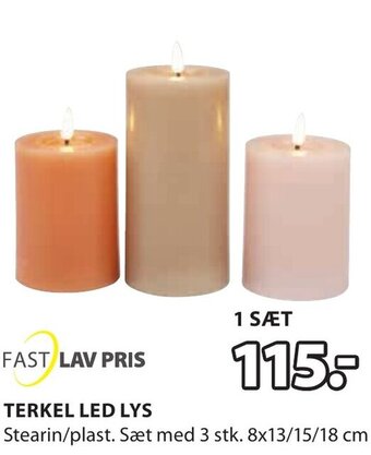 JYSK TERKEL LED LYS tilbud