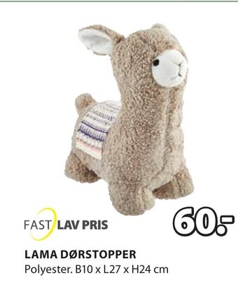 JYSK LAMA DØRSTOPPER tilbud