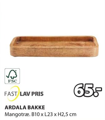 JYSK ARDALA BAKKE tilbud
