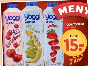 Liva-Stormarked YOGGI YOGHURT tilbud