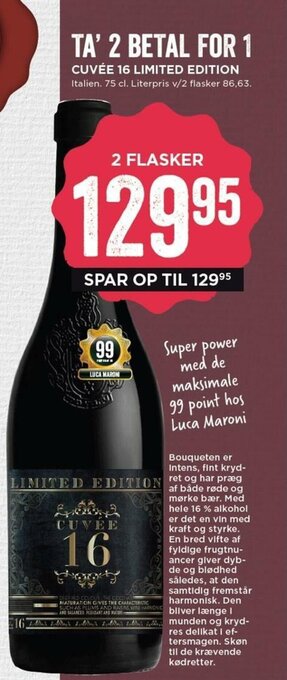 MENY Cuvée 16 Limited Edition tilbud