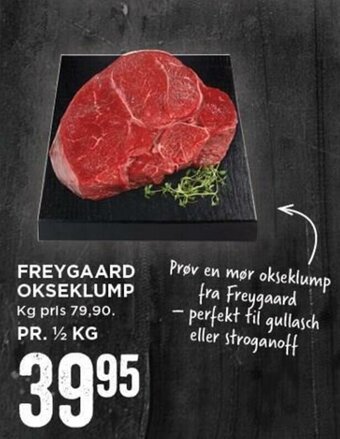 MENY Freygaard Okseklump tilbud