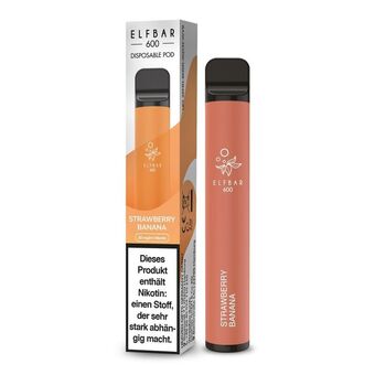 Elfbar 600 strawberry/banana 20mg