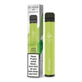 Netpris Elfbar 600 apple peach 20mg tilbud