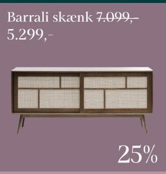 Sit´n Sleep Barrali skænk tilbud
